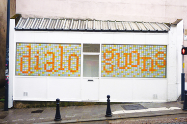 Dialoguons Galeru installation éphémère • Louise Devalois