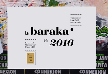 Voeux 2016 installation éphémère • Louise Devalois à Toulouse