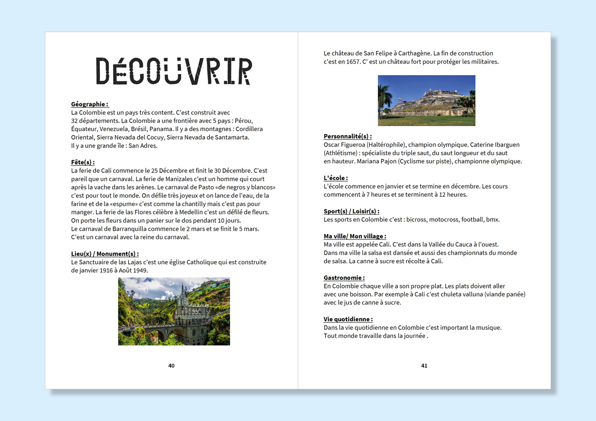 Bienvenue dans notre monde