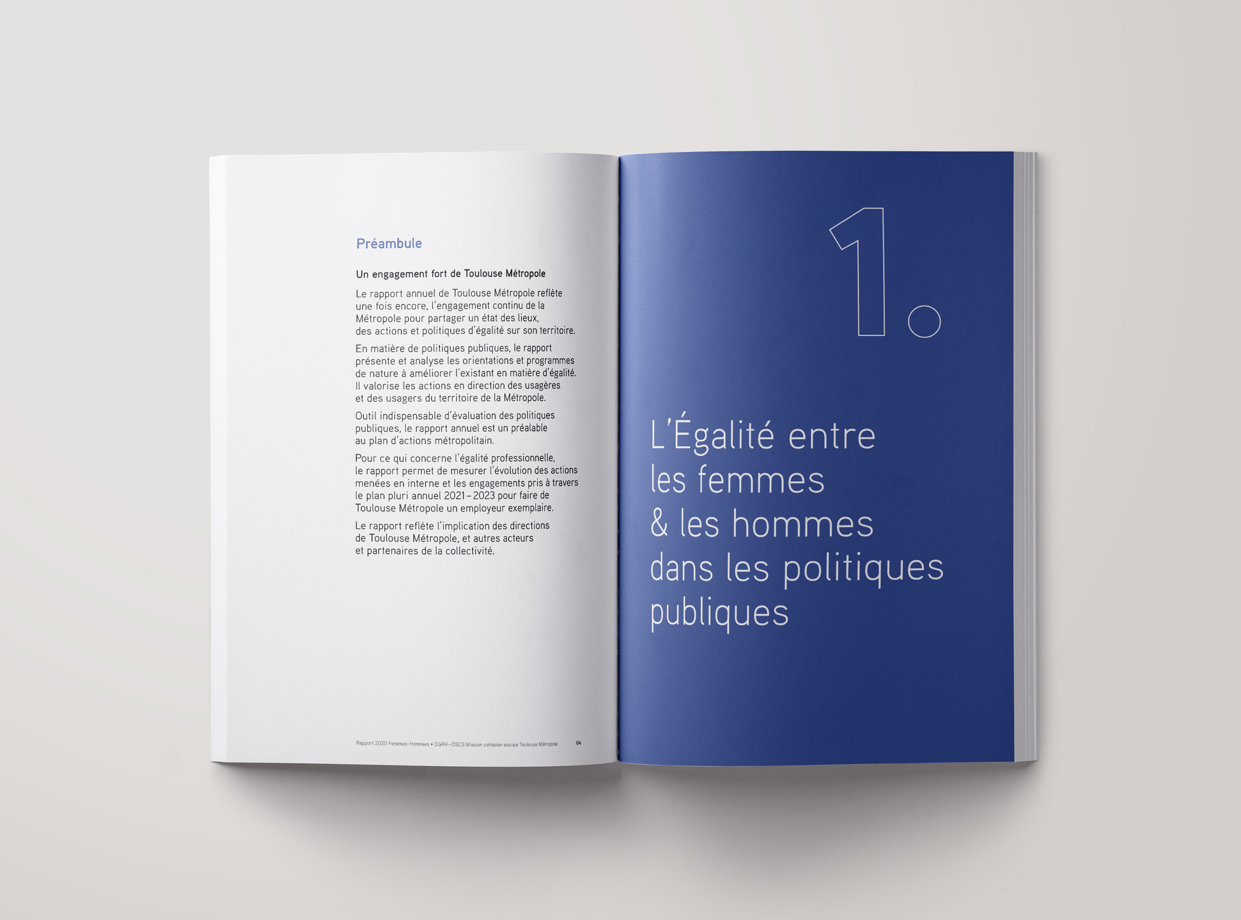 Rapport égalité femmes-hommes Toulouse