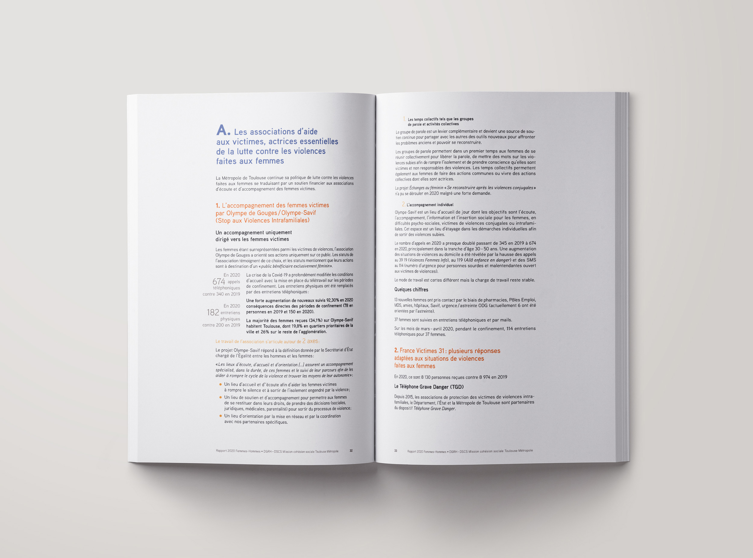 Rapport égalité femmes-hommes Toulouse